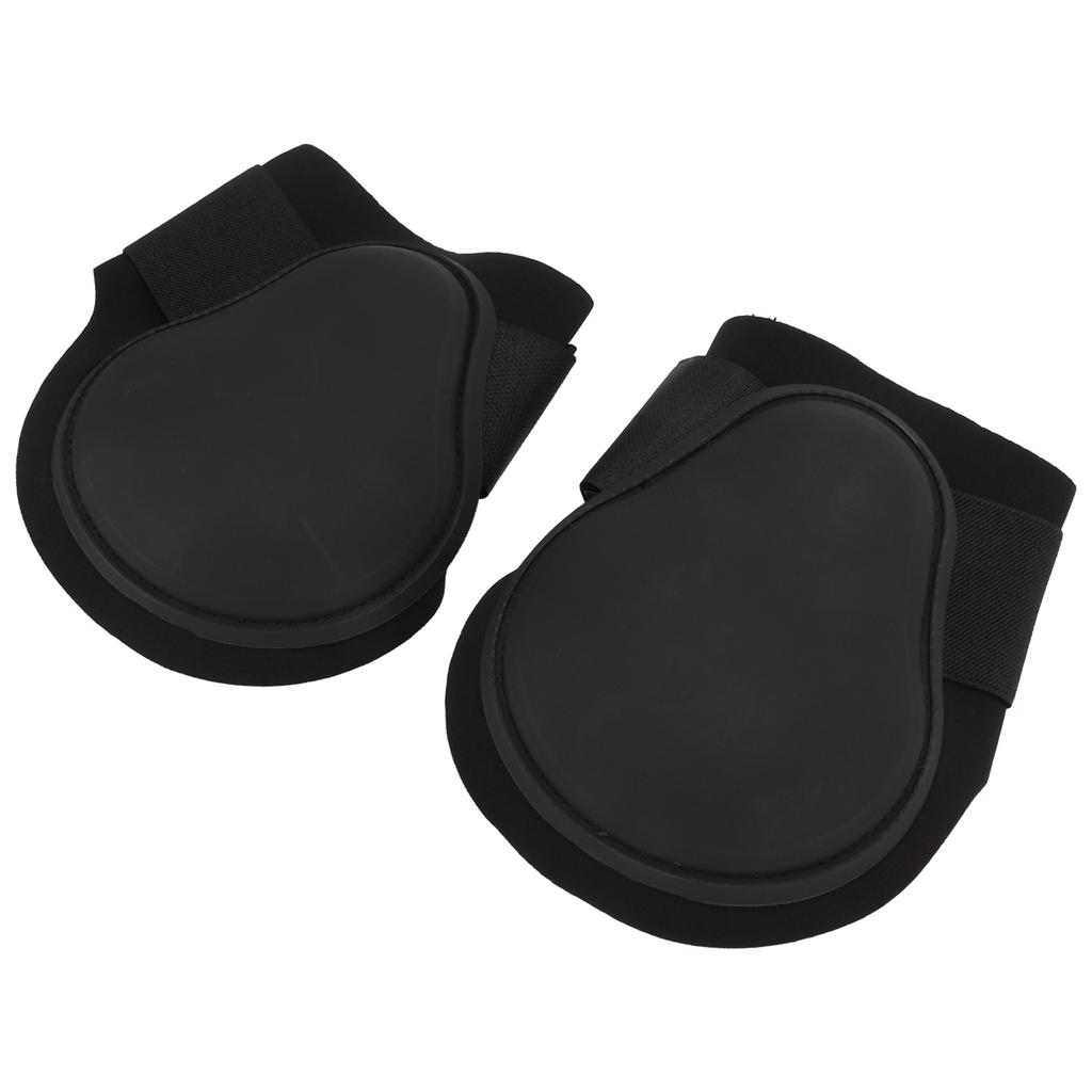 1 Pair Horse Support Boots Neoprene PU Shell Horse Hind Leg Boots for High Speed Sports