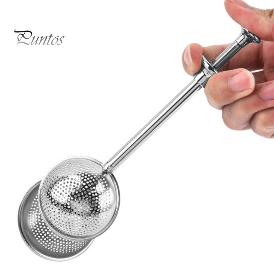 Stainless Steel Tea Infuser Strainer Stainless Steel Tea Diffuser Mesh Strainer with Hanging Hook Handle Tea Maker for Loose Leaf Tea Portable Tea