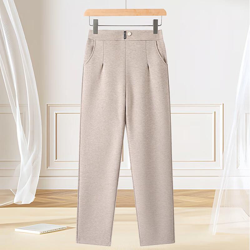 XUEXI Women's 2025 Winter Straight-Leg Trousers