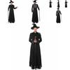 Classic Black Wizard Costume For Men Perfect For Halloween Parties And Cosplay Events