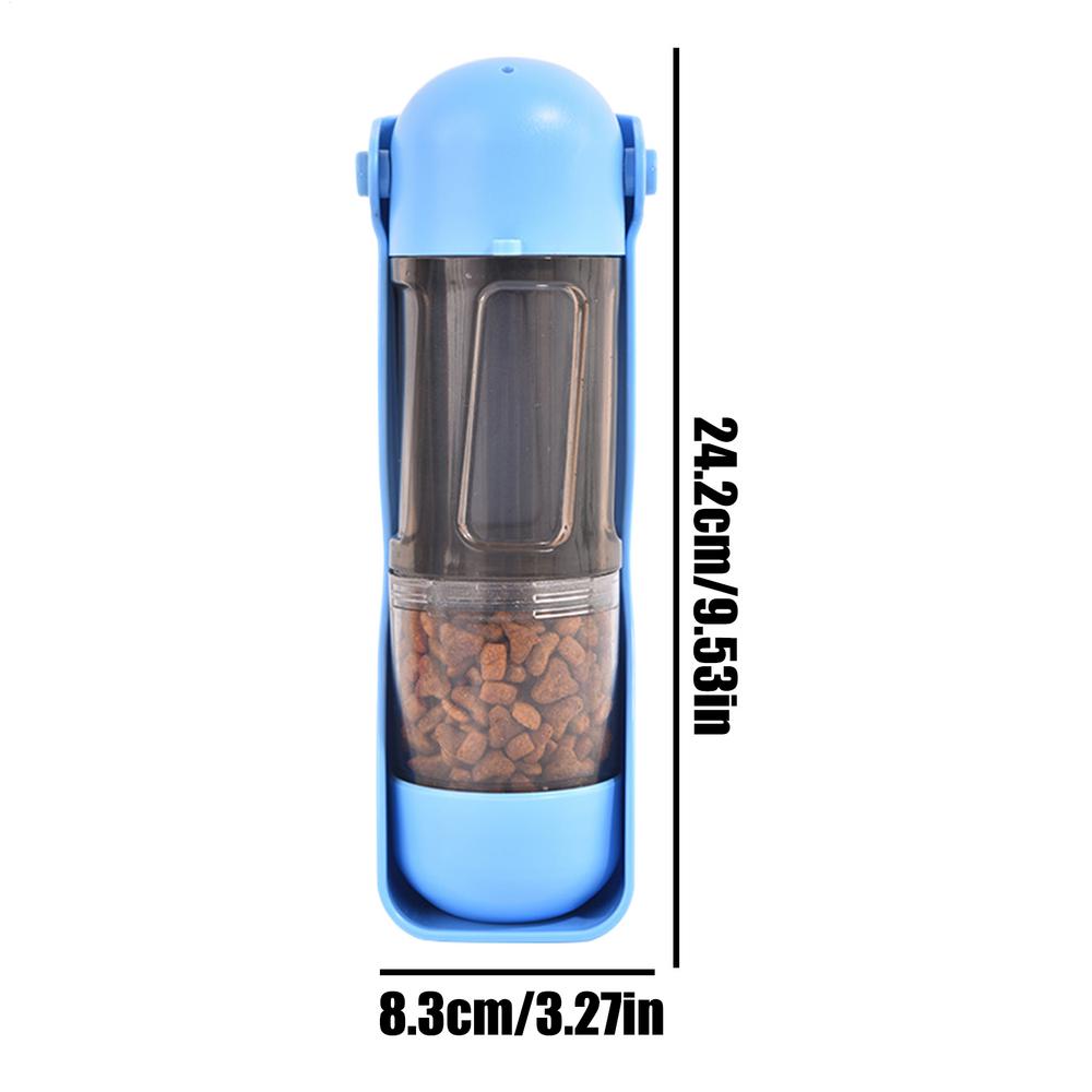 Dog Water Bottle Dog Water Bottles For Walking Foldable Spill Proof Dishes With Food Container For Camping Hiking Beach Road