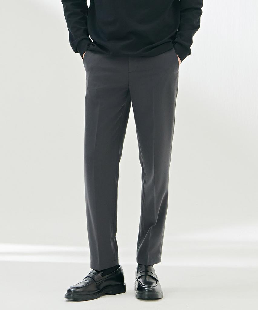 CHASECULT Men'S Tapered Side Banding Slacks-Dark2211B0L