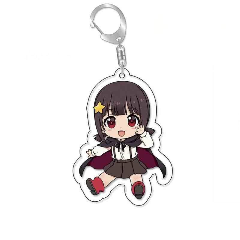 1pc Anime KonoSuba: God s Blessing on This Wonderful World Cartoon Keychain Keyring Bag Tag Trendy Gift