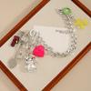 Cat Charm Bag Pendant With Feather Keychain For Fashion Accessories