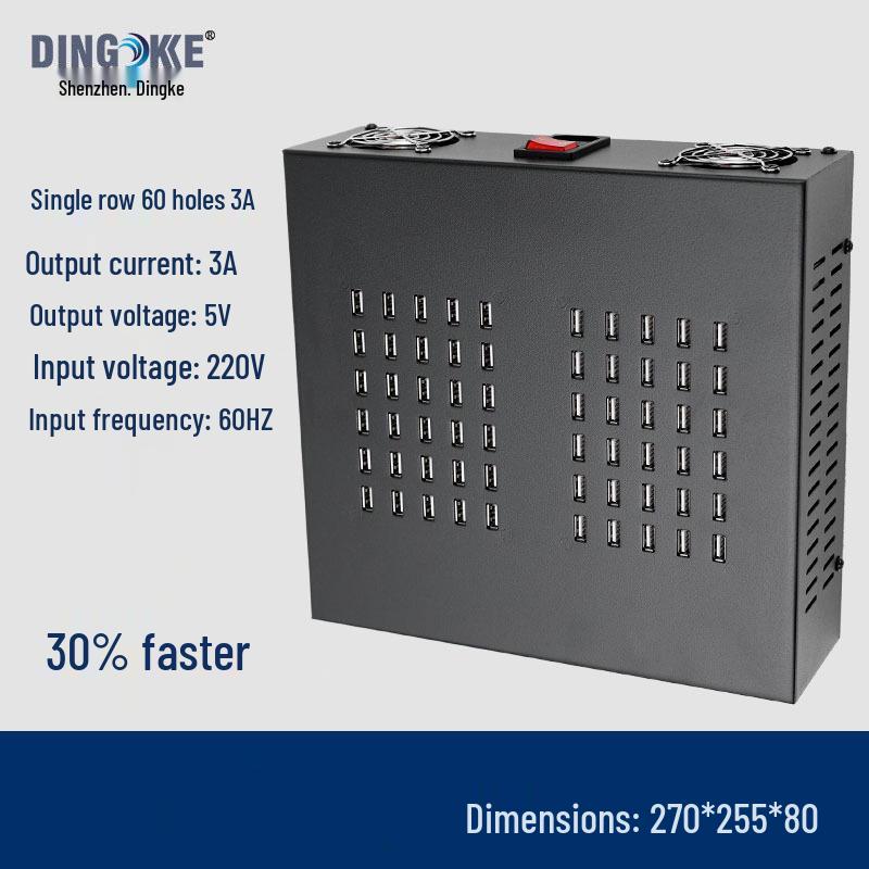 USB Multi-Port Charger: 10-100 Port Station with PD/QC3.0 Fast Charging - Charger King
