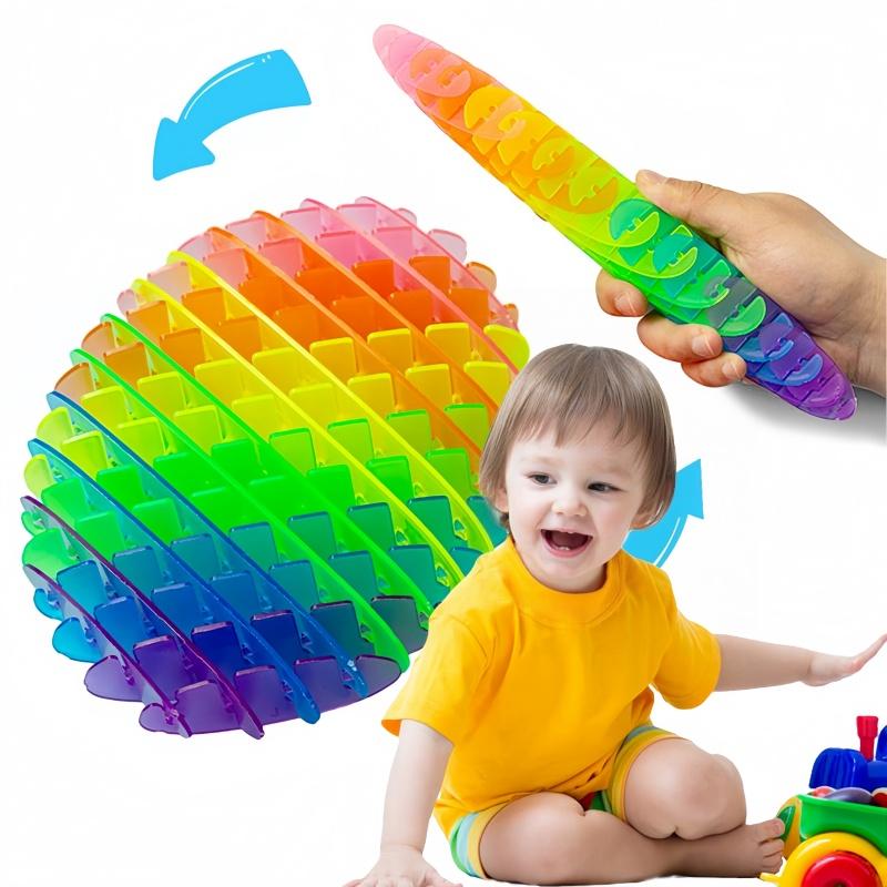 Creative Product Fidget Worm Stress-Relieving Elastic Mesh Stress-Relieving Healing Small Toy Decoration Can Be Played Easily