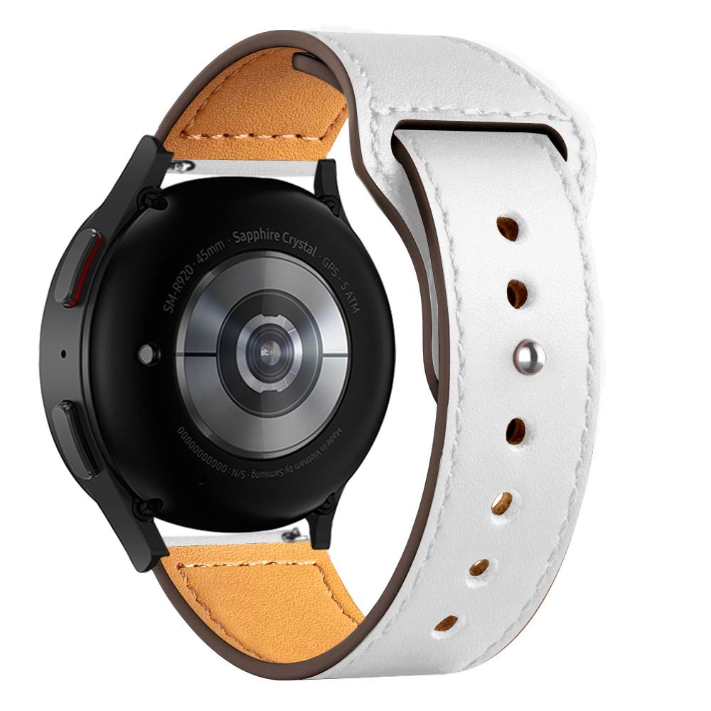 20mm 22mm Band For Samsung Galaxy watch 4/7/5 Pro/6/classic/Gear s3 40mm 44mm Leather bracelet correa Huawei GT/2e/3/4/5 straps