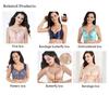 Plus Size Adjustable Full-Cup Bra with Side Support 