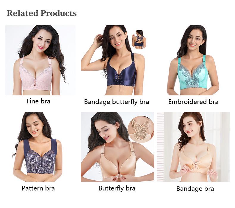 Plus Size Adjustable Full-Cup Bra with Side Support 