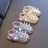 Kinderschuhe, Mädchen Glänzende Baotou Sandalen, Sommer Neuer Stil, Mädchen Prinzessin Schuhe, Weichsohlige Kinder Strandschuhe