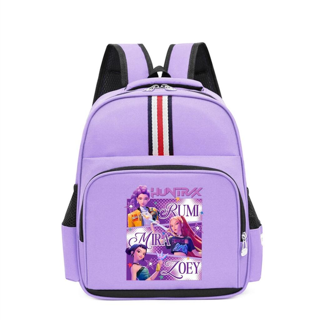 Trend Dämonenjäger Mädchengruppe Rucksack Akademie-Stil Herren und Damen Vielseitig Grund- und Sekundarschüler Großes Fassungsvermögen Schultasche