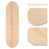Deck de Skate Maple HOLIDYOYO para Crianças de 17 polegadas, Deck de Skate em Branco Pintável DIY com Furos Pré-Perfurados