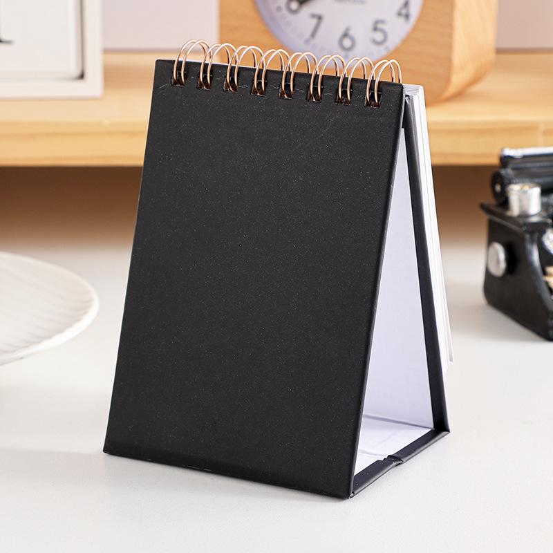 1pc 2026 Mini Simple Desk Calendar Creative Spiral-Bound Calendar for Desktop Decoration Office Stationery