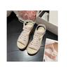 Women's Slope-heeled Thick-soled Large-size Sandals New Summer Fashion Waterproof Platform Side Zipper Hollow Sandals