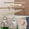 Goose-shaped Stainless Steel Pants Rack - Trace-free Hanger for Wardrobe Organization and Storage