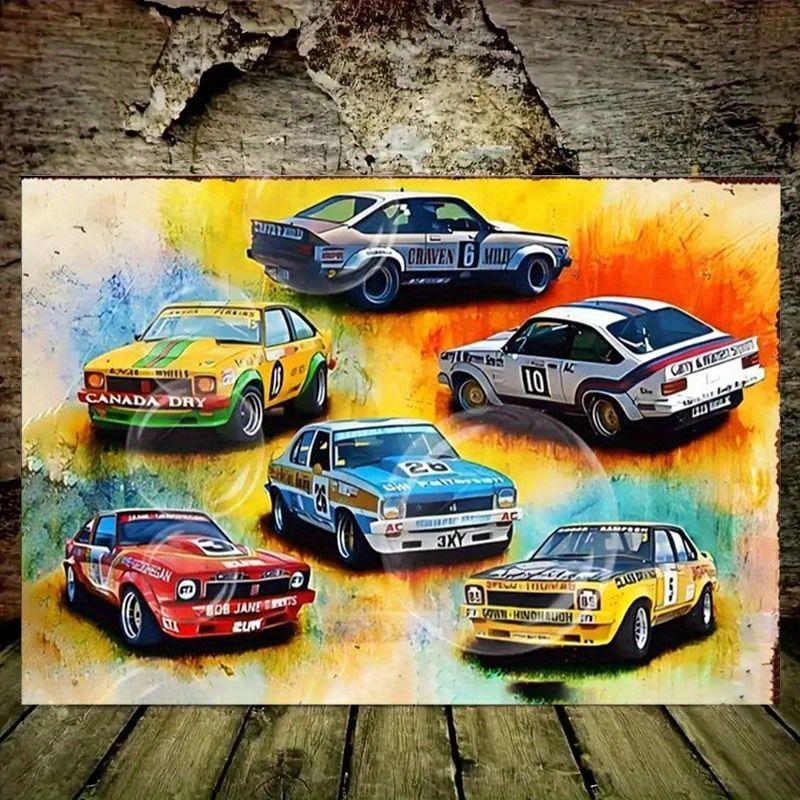 Retro Metall Blechschild Kunst Wanddekor für Auto Garage Man Cave Bar