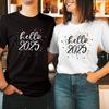 T-SHIRT 6018 Happy New Year 2025 New Year Crew Eve Party Family Matching Shirt