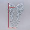 1pair Stylish Embroidered Sequins Patches Elegant Embellishments Patches for Fashion Projects and Event