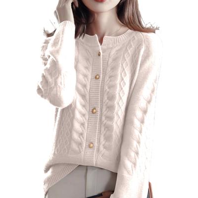 Fashion  Vintage Knit Sweater Cardigan Coat For Women