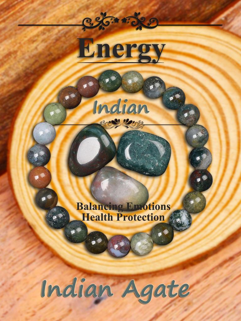 Real Natural Labradorite Stone Bead Bracelet Men Women Vintage Black Flash Stone Bracelet with Original Natural Crystal Gift