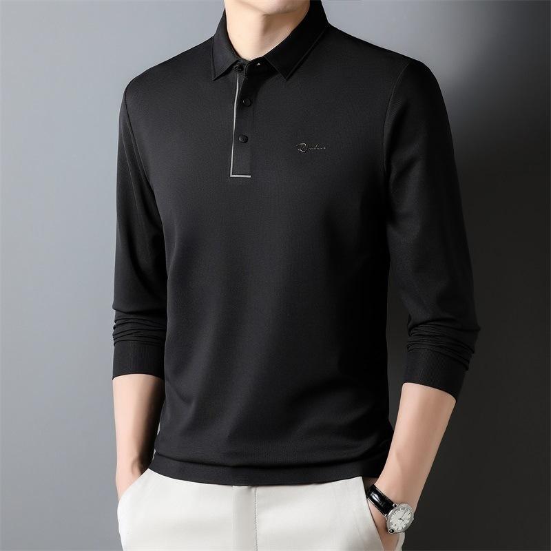 New Fashion Business Polo Shirt Casual Temperament Short Sleeve Cool T-shirt