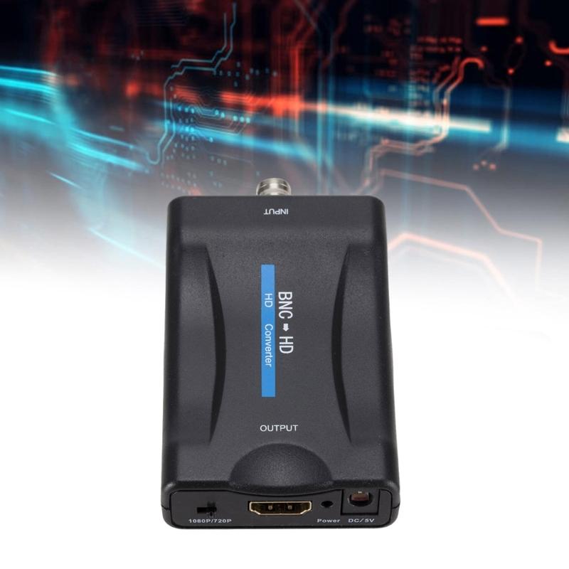 Hochauflösender BNC Koaxial zu Multimedia-Schnittstellen-Konverter-Adapter für Kameras 720P/1080P Auflösungsunterstützung