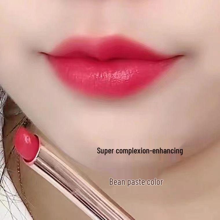 Cinnamon Milk Tea Matte Lipstick: Fade-proof, Transfer-resistant, Teeth-whitening, Waterproof, Moisturizing, Long-lasting No-makeup Look.