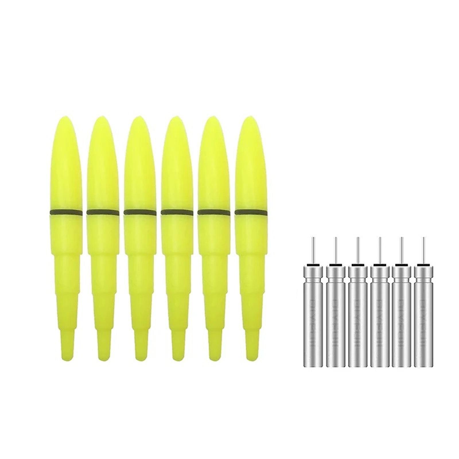 

6 шт. Ночной рыболовный светящийся стик Светодиодный электрический светящийся стик Рыболовные светящиеся палочки Ночная рыболовная снасть Инструмент Аксессуар A