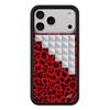New Wildflower 3D Silver Solid Rivet Leopard Phone Case For iPhone 15 13 12 14 17 16 Pro Max Plus Fashion Flower Rivet Wf Cover