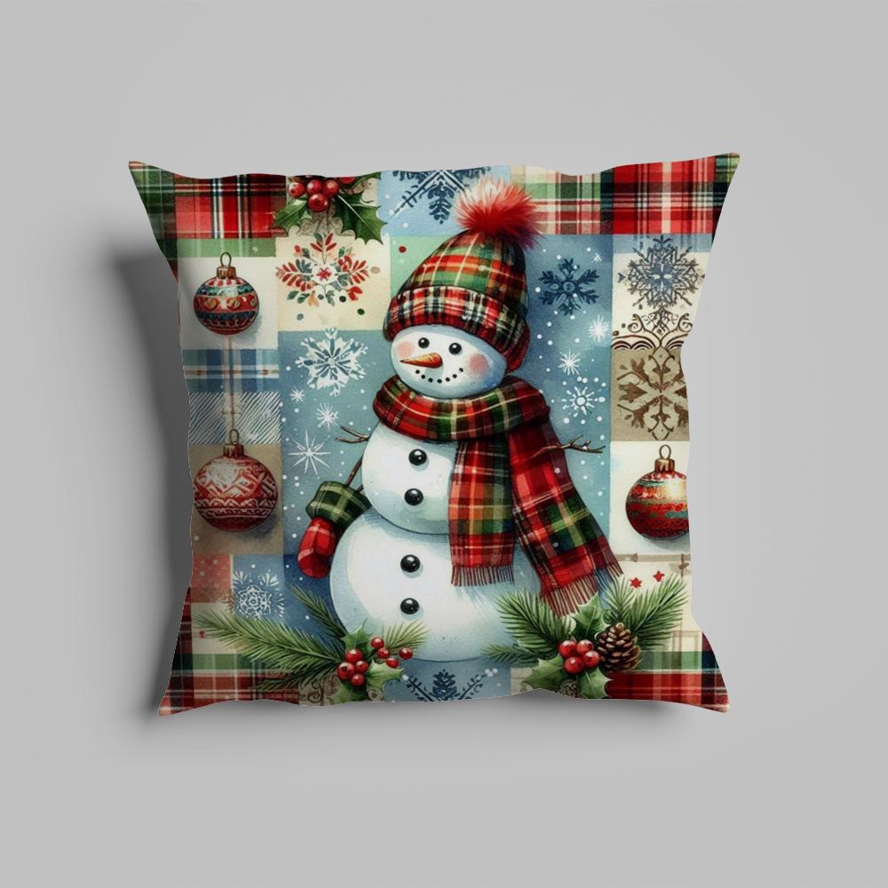 Kissenbezug luxuriös Heimbüro, Sofa dekorativ Mehrgrößen Autositzkissen, Kissenbezüge Weihnachtsmann Weihnachten Retro