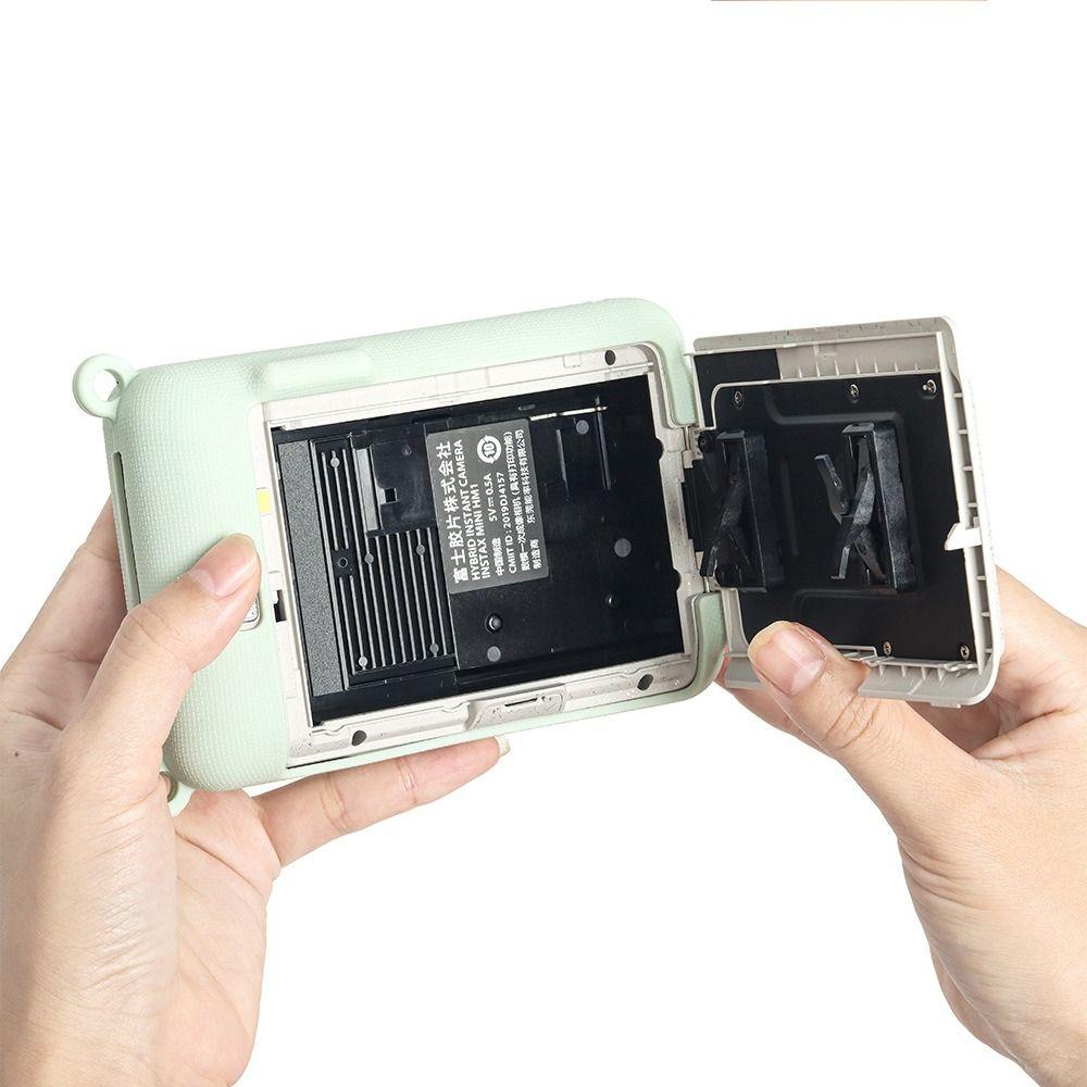Silicone Instant Camera Case Solid Color Shockproof Protective Cover Wear Resistant Soft for Fujifilm Instax Mini Liplay