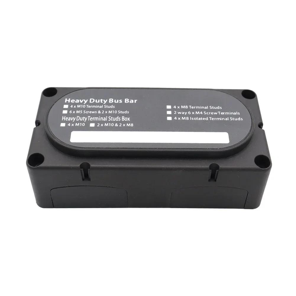4 way busbar terminal block with M10 and M8 for reliable electrical connections in For RVs yachts automobiles and industry