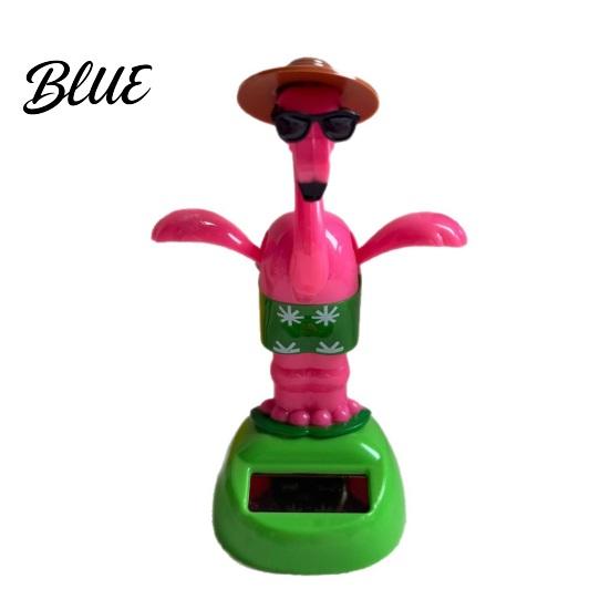 Accessoire de voiture personnalisé Décoration Grue Solaire à Secouer Animal Mignon Jouet à Suspendre sur le Tableau de Bord