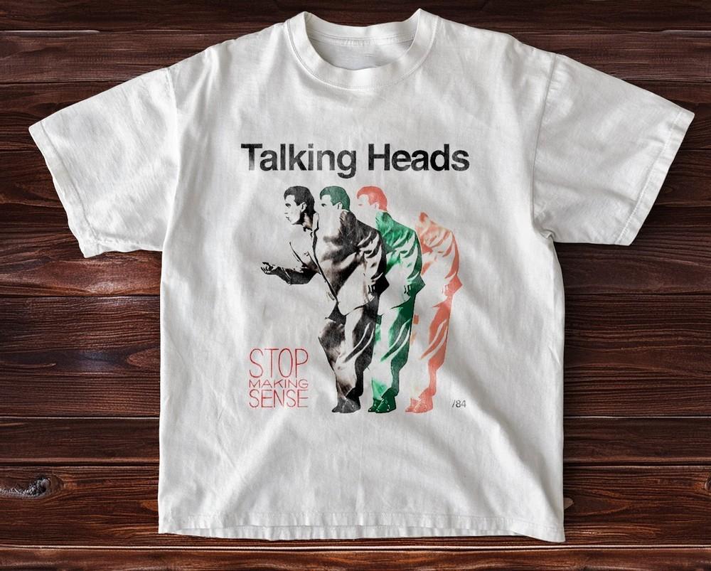 Talking Heads Stop Making Sense Retro Unisex White TShirt Size S5XL Unisex T-Shirt S