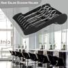Barbershop Hair Salon Scissors Holder Professional Haircutting Scissors Rack for Stylist Scissors Organizer Storage Styling Tool