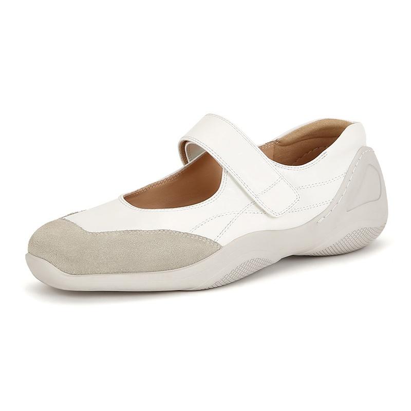 Fashion Women's Breathable Slip-On Flats Mary Jane Parker Round Shallow Cut Casual Outdoor Ladies High Quality Fashion Tenis De Mujer