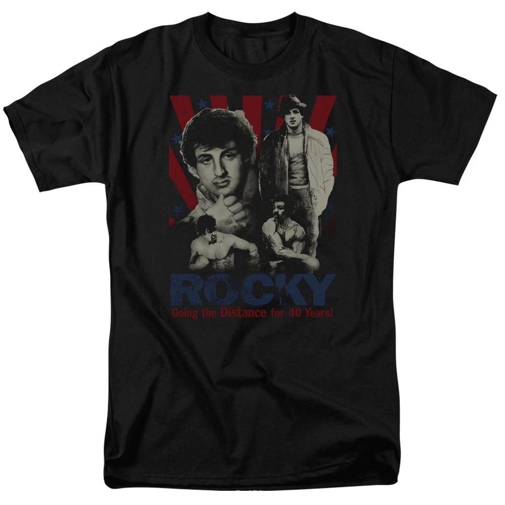 Rocky - Going The Distance - Unisex Short Sleeve Children s T-shirt - Black 160