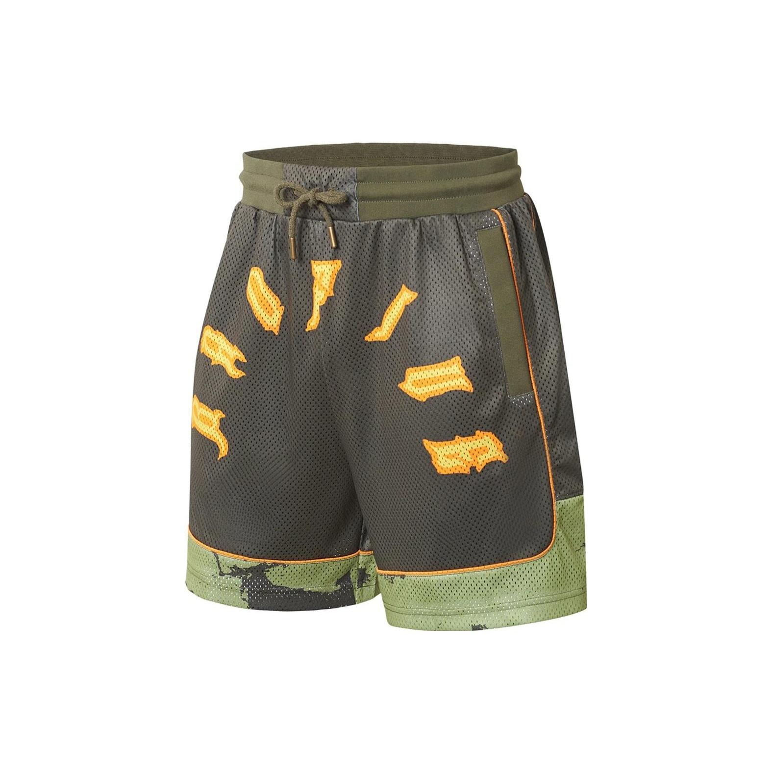 Li-Ning BadFive Basketball Competition Shorts Olive Green Men s AAPS469-1 L