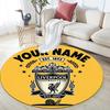 Custom Name Liverpool2 Round Area Rug,Carpet Rug for Living Room Bedroom Sofa Playroom Decor,Non-slip Floor Mat
