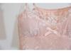 2025 Summer Pure Desire Satin Pajamas Set: Women's Spaghetti Strap Top with Chest Pads and Shorts.