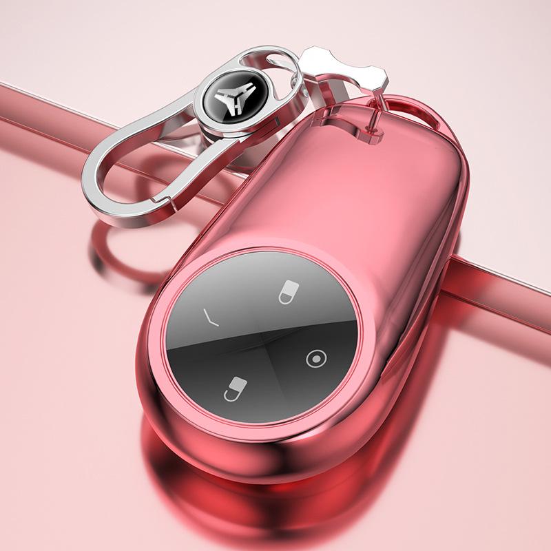 Nio EC6/ES6/ES8 Car Key Case: Anti-drop, Full Coverage, High-end Shell for Men & Women