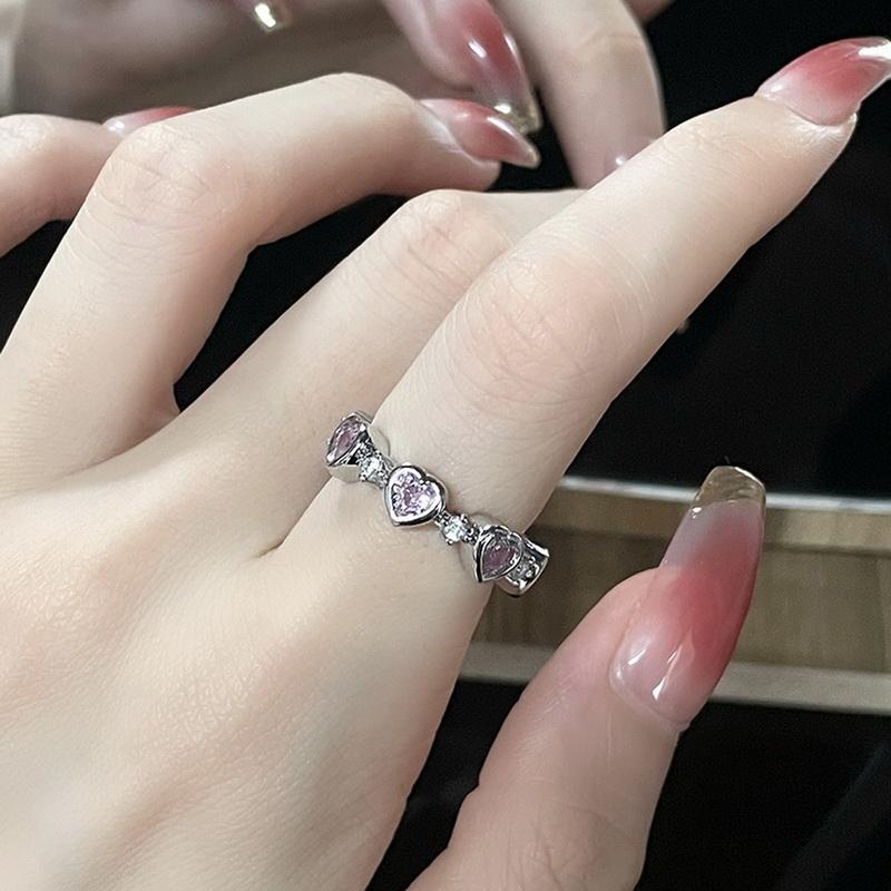 Mode Glänzende Blaue Kristall Planet Ringe Y2K Emo Mädchen Fee Exquisite Offene Finger Ring Frauen Hochzeit Party Trendy Schmuck