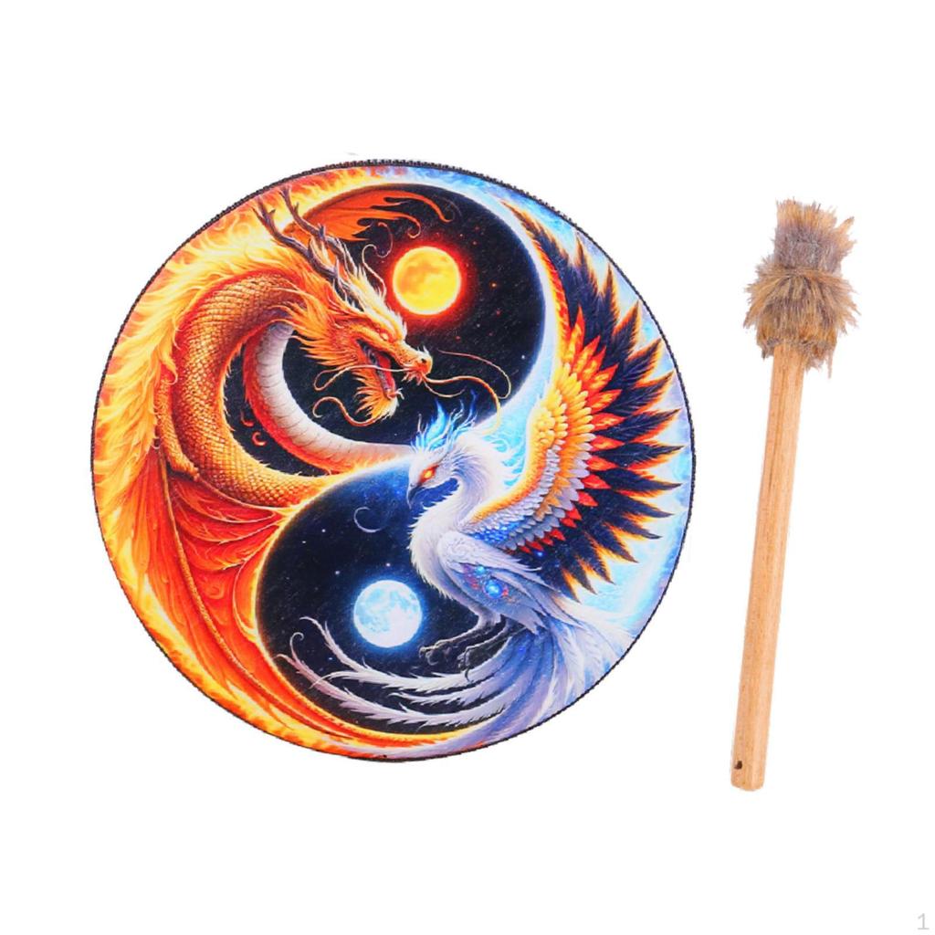 Portable Creative Instrumental Hand Drum for Performances, Party Decorations, And Gifts Music