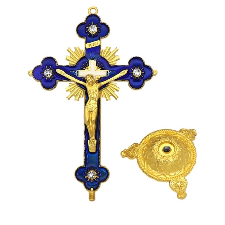 Christian Catholic Cross Ornament Pendant Home Church Pray Ornaments Souvenir
