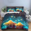 Cute Smiling Star Bedding Set Bedding Duvet Cover Set Duvet Cover Pillowcases (1 * Duvet Cover 2 * Pillowcases, without duvet insert)