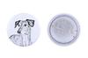 Saluki, Persian Greyhound, Arabian Hound, Gazelle Hound – Pin with Your Dog, Add Your Own Photo – Design 02 | Art-Dog