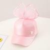 Children's adult parent-child hat spring and summer new girl Korean version bow sequined cloth baseball cap outdoor sun hat