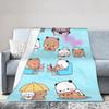 Cute Bubu & Dudu Blankets Super Warm Funny Plush Throw Blanket For Kids Adult Living Room Flannel Bedspread Bed Cover
