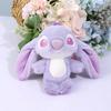 Portachiavi Peluche Stitch Animato Peluche Giocattolo Animale di Peluche Carino Ciondolo Regalo Per Bambine Bambola Angelo Ciondolo per Borsa Regalo di Compleanno per Bambini