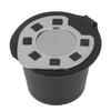 50ML Coffee Capsule Pods Cup with Spoon Brush Reusable Filter Stainless Steel Replacement for  